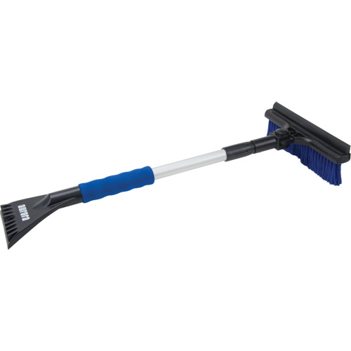 Snow Brush, Telescopic, Polypropylene Blade, 32-1/2" Long, Blue Helyx Safety & Industrial Supplies
