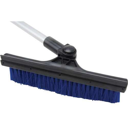Snow Brush, Telescopic, Polypropylene Blade, 32-1/2" Long, Blue Helyx Safety & Industrial Supplies