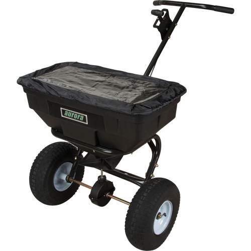 Broadcast Spreader with Stainless Steel Hardware, 27000 sq. ft., 125 lbs. capacity Helyx Safety & Industrial Supplies