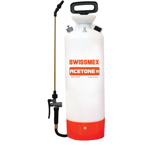 Pulv&eacute;risateur &agrave; main pour ac&eacute;tone , 2,4 gal. (1,9 L), Poly&eacute;thyl&egrave;ne, Lance de 20" Helyx Safety & Industrial Supplies