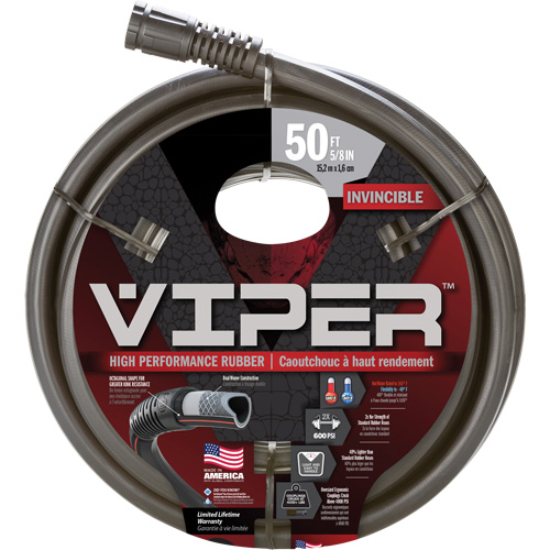 Viper&reg; High Performance Hose, Rubber, 5/8" dia. x 50' Helyx Safety & Industrial Supplies