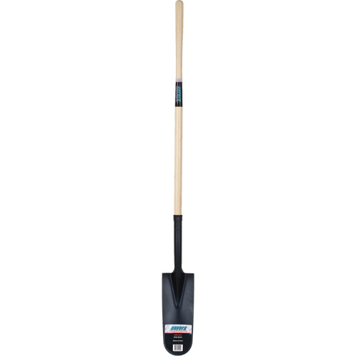 Heavy-Duty Drain Spade, Carbon Steel, 16" x 6" Blade, 45" L, Straight Handle Helyx Safety & Industrial Supplies