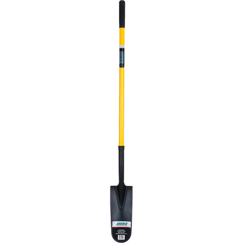 Drain Spade Shovel, Tempered Steel, 14" x 6" Blade, 46" L, Straight Handle Helyx Safety & Industrial Supplies