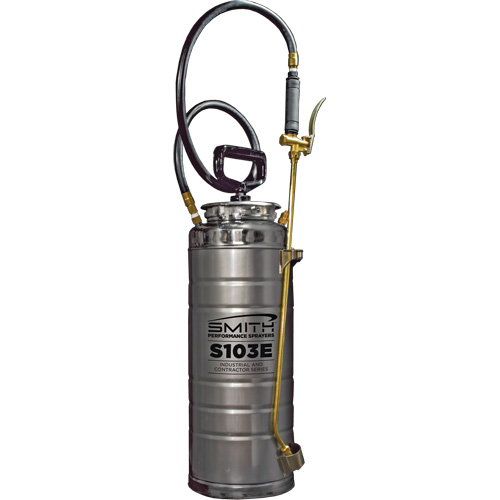 Industrial & Contractor Series Concrete Compression Sprayer, 3.5 gal. (16 L), Stainless Steel, 24" Wand Helyx Safety & Industrial Supplies