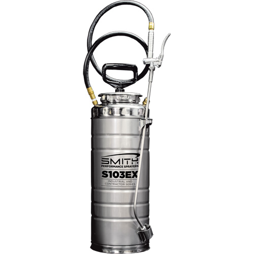 Industrial & Contractor Series Concrete Compression Sprayer, 3.5 gal. (16 L), Stainless Steel, 24" Wand Helyx Safety & Industrial Supplies
