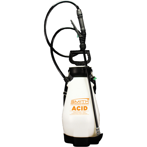 Industrial & Contractor Series Acid Compression Sprayer, 2 gal. (9 L), Polyethylene, 21" Wand Helyx Safety & Industrial Supplies