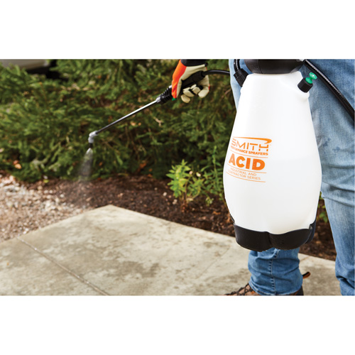 Industrial & Contractor Series Acid Compression Sprayer, 2 gal. (9 L), Polyethylene, 21" Wand Helyx Safety & Industrial Supplies