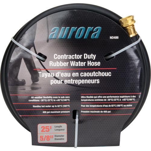 Contractor Duty Rubber Hose, Rubber, 5/8" dia. x 25' Helyx Safety & Industrial Supplies