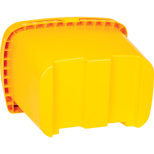 Bacs d'entreposage pour sel & sable, Avec Moraillon, 21" x 27" x 26", 4,24 pi³, Jaune Helyx Safety & Industrial Supplies