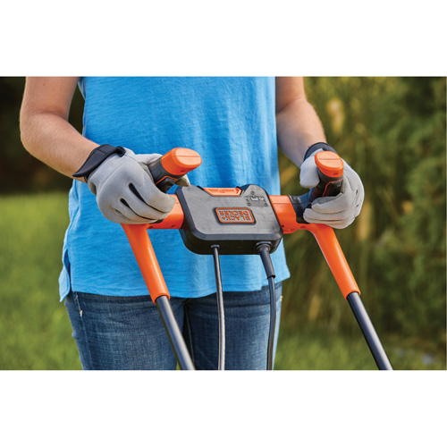 Lawn Mower with Comfort Grip Handle, Push Walk-Behind, Electric, 15" Cutting Width Helyx Safety & Industrial Supplies