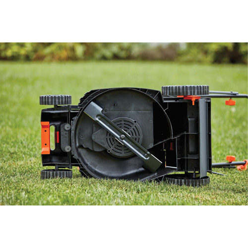 Lawn Mower with Comfort Grip Handle, Push Walk-Behind, Electric, 17" Cutting Width Helyx Safety & Industrial Supplies