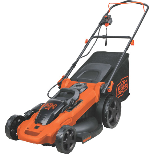40V Max* Cordless Lawn Mower Kit, Push Walk-Behind, Battery Powered, 20" Cutting Width Helyx Safety & Industrial Supplies