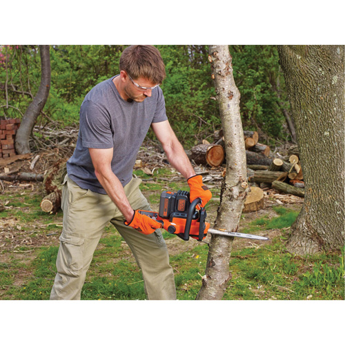 Max* Cordless Chainsaw Kit, 12", Battery Powered, 40 V Helyx Safety & Industrial Supplies