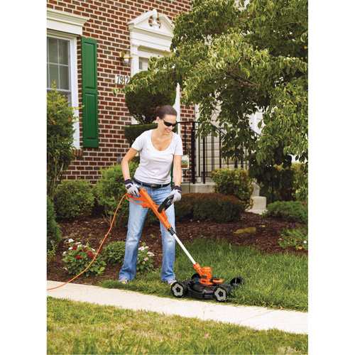 3-in-1 Compact Mower, Push Walk-Behind, Electric, 12" Cutting Width Helyx Safety & Industrial Supplies