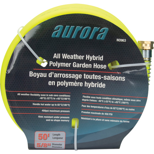 Tuyau de jardin hybride, Copolym&egrave;re, 5/8" dia x 50' Helyx Safety & Industrial Supplies