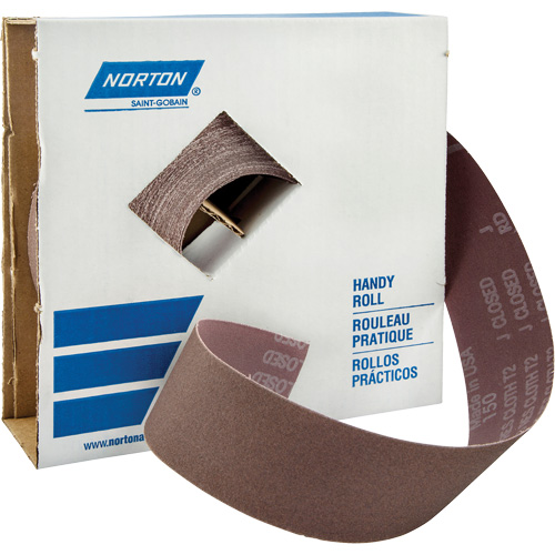 Shop Rolls - Metalite K225 Shop Rolls, Aluminum Oxide, 2" W x 150' L, 400 Grit Helyx Safety & Industrial Supplies
