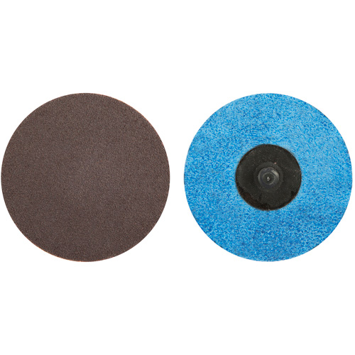 Disque de toile &agrave; changement rapide, 3" dia., Grain 100, Oxyde d'aluminium Helyx Safety & Industrial Supplies