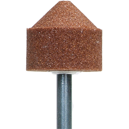 Meule mont&eacute;e sur tige Gemini, A13, 1-1/8" dia., 1-1/8" lo Helyx Safety & Industrial Supplies