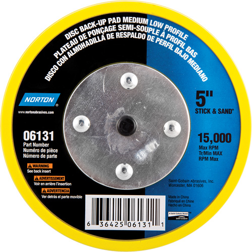 Back Up Pads For PSA & Hook And Loop Paper Discs Helyx Safety & Industrial Supplies