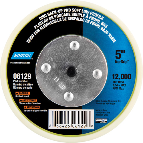 Back Up Pads For PSA & Hook And Loop Paper Discs Helyx Safety & Industrial Supplies