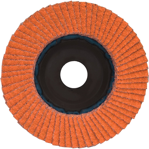 Disques &agrave; lamelles - Quick Trim SG Blaze R980P, 4-1/2" x 7/8", Type 27, Grain 40, C&eacute;ramique Helyx Safety & Industrial Supplies