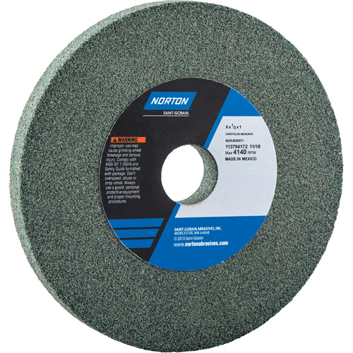 Bench Grinding Wheels - Gemini, 10" x 1", 1-1/4" Arbor Helyx Safety & Industrial Supplies