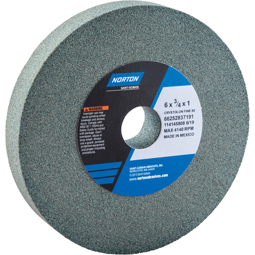Meules pour rectifieuses d'&eacute;tabli - Meules Gemini, 6" x 3/4", Arbre de 1" Helyx Safety & Industrial Supplies