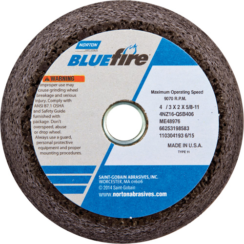 Disque &agrave; &eacute;barbage portatif non renforc&eacute; BlueFire Helyx Safety & Industrial Supplies