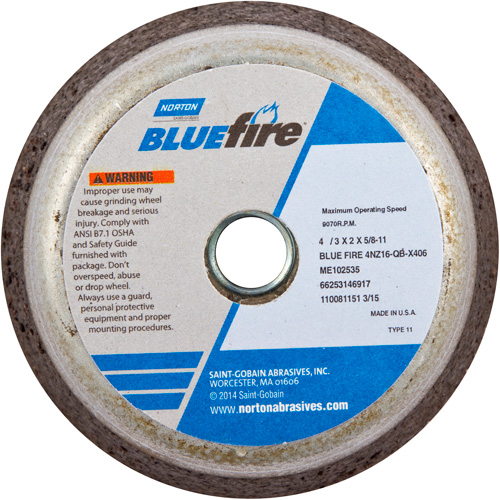 Disque &agrave; &eacute;barbage portatif non renforc&eacute; BlueFire Helyx Safety & Industrial Supplies
