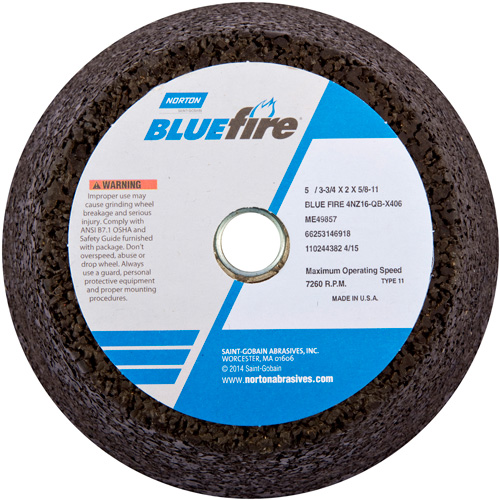 Disque &agrave; &eacute;barbage portatif non renforc&eacute; BlueFire Helyx Safety & Industrial Supplies
