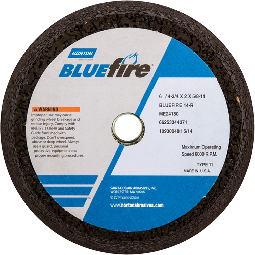Disque &agrave; &eacute;barbage portatif non renforc&eacute; BlueFire Helyx Safety & Industrial Supplies