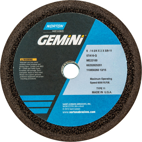 Gemini&reg; Non-Reinforced Portable Snagging Cups Helyx Safety & Industrial Supplies