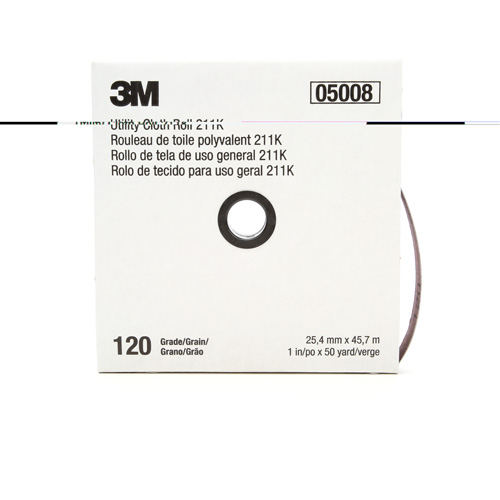 Utility Roll 211K, Aluminum Oxide, 1" W x 150' L, 120 Grit Helyx Safety & Industrial Supplies