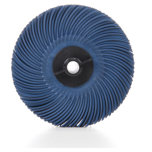 Meule en soie radiale Scotch-Brite, Oxyde d'aluminium, Grain 400, 3" dia. Helyx Safety & Industrial Supplies