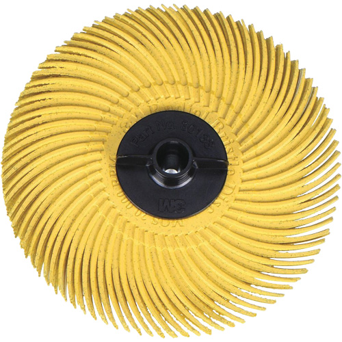 Scotch-Brite Radial Bristle Disc, Aluminum Oxide, 80 Grit, 3" Dia. Helyx Safety & Industrial Supplies