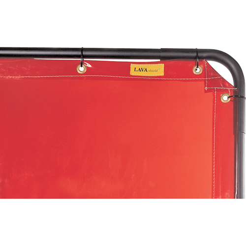 &eacute;cran et cadre pour soudage, Orange, 6' x 6' Helyx Safety & Industrial Supplies