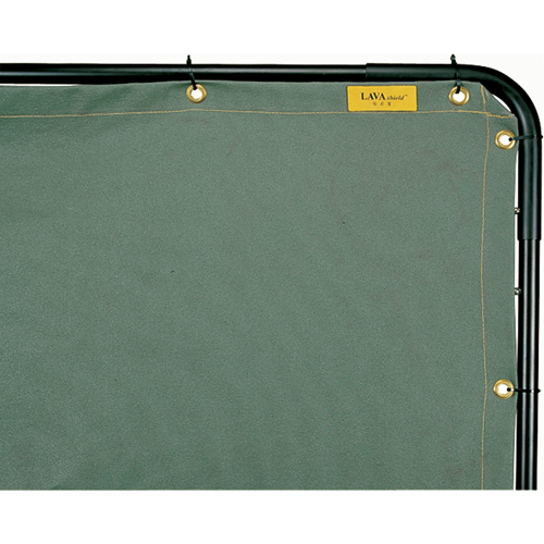Lavashield Curtain, 68.5" x 68.5", Olive Helyx Safety & Industrial Supplies