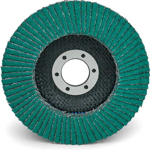 Disques &agrave; lamelles 577F, 4-1/2" x 7/8", Type 29, Grain 40, Zirconium Helyx Safety & Industrial Supplies