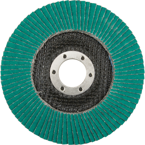 Flap Wheels - 577F Flap Discs, 4-1/2" x 7/8", Type 29, 80 Grit, Zirconium Helyx Safety & Industrial Supplies