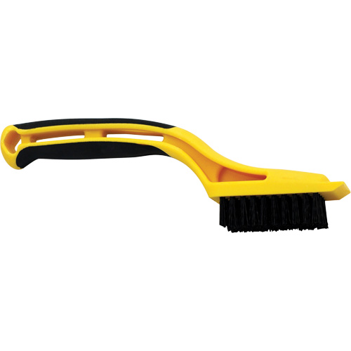 Mini Scratch Brush, Nylon, 7-1/4" Long Helyx Safety & Industrial Supplies