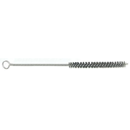 Brosse pour tubes torsad&eacute;e, 3/8" dia. x 4-1/2" l, 12" longueur hors tout Helyx Safety & Industrial Supplies