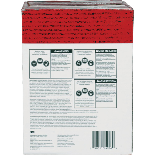 Scotch-Brite 7447 Hand Pads, Aluminum Oxide, 9" x 6", Very Fine Grit Helyx Safety & Industrial Supplies