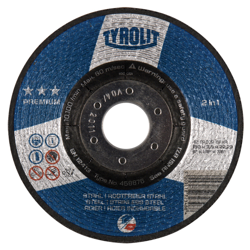 2-IN-1 Combination Wheel - 6", Type 27 Helyx Safety & Industrial Supplies