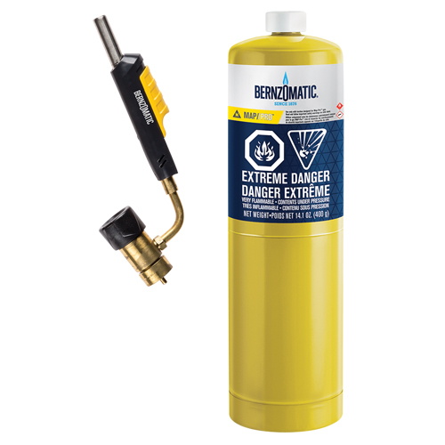 Bernzomatic Trigger-Start Swivel Head Torch Kit, Propane Helyx Safety & Industrial Supplies