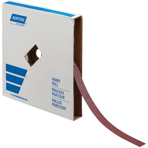 Metal Sanding Roll, Aluminum Oxide, 1" W x 150' L, 60 Grit Helyx Safety & Industrial Supplies