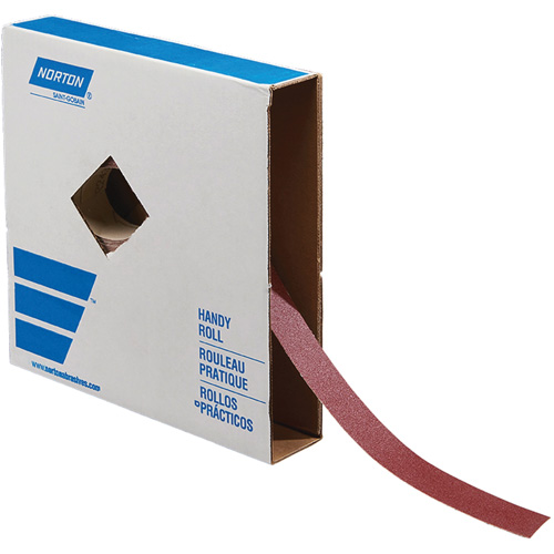 Metal Sanding Roll, Aluminum Oxide, 1-1/2" W x 150' L, 120 Grit Helyx Safety & Industrial Supplies