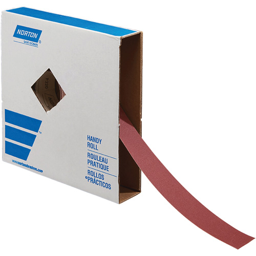 Rouleau de toile abrasive pour m&eacute;tal, Oxyde d'aluminium, 2" la x 150' lo, Grain 60 Helyx Safety & Industrial Supplies