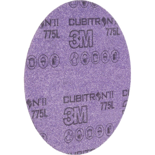 3M Hookit Film Disc, 6" Dia., 320+ Grit, Ceramic, C-Weight Helyx Safety & Industrial Supplies
