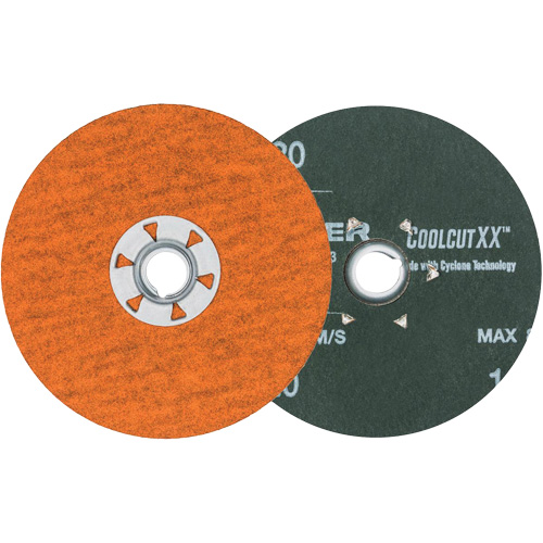 Disque de sablage Coolcut XX, 4-1/2" dia., Grain 120, C&eacute;ramique Helyx Safety & Industrial Supplies