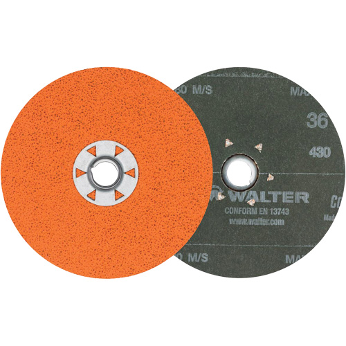 Disque de sablage Coolcut XX, 5" dia., Grain 36, C&eacute;ramique Helyx Safety & Industrial Supplies